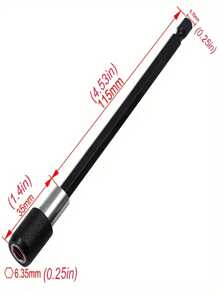 1 pezzo/3 pezzi porta-punte esagonali adattabili rapidi, adattatore portalampada magnetico esteso, adattatore prolunga punta trapano con asta esagonale da 1/4" per punte da avvitatore, portapunte per dadi