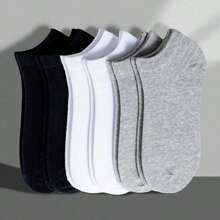 10/20 pares de calcetines tipo náutico para hombre/mujer, de color liso, anti-olor, calcetines de verano tobilleros, casuales y transpirables de baja cintura