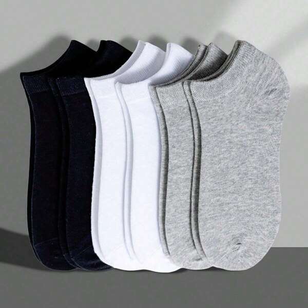 10/20 paires de chaussettes de bateau pour hommes/femmes, de couleur unie, anti-odeur, chaussettes d'été pour cheville, décontractées et respirantes à taille basse