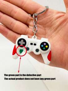 1/6 Piece Set Of Cartoon Creative Silicone Game Console Keychains For Boys And Girls, Car Keys/Luggage Pendant Decorations, Suitable For Pendant Gifts For Classmates And Friends