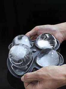 1pc Silicone 4 Cavity 4cm Diameter Ice Ball Maker Mold