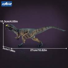 Juego de juguetes de dinosaurios gigantes, grandes juguetes de dinosaurios realistas para niños de 3 a 5 años - Regalos perfectos de dinosaurios para niños en cumpleaños - Figuras de juguete de dinosaurios con detalles pintados a mano - Figuras de dinosaurio gigantes