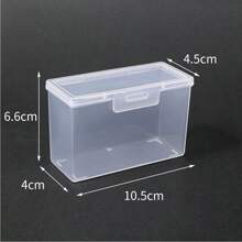 1/2pcs Portable Playing Card Storage Box, Card Container, Jewelry & Small Items Organizer Box, Game Card, ID Card, Name Card Holder