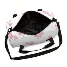 Bow Pattern Printed Large Capacity Travel Duffel Bag Travel Bag Handbag Luggage Bag For Travel For Business For Vacation Holiday Portable Multifunction Unisex Weekender Bags