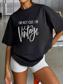 1 Stück vintage Buchstaben Wärmeübertragung Aufnäher - Bügelaufkleber zum Selbermachen für T-Shirts, Jeans, Rucksäcke - waschbare Polyester Applikation in Schwarz/Weiß