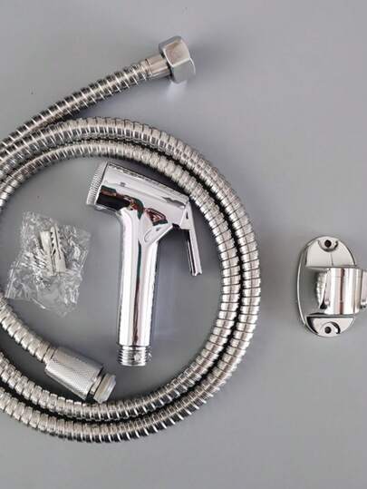 Ducha Higiênica Para Banheiro Completa Luxo Metal Inox núcleo da válvula de cobre 1,2m Chuveirinho Privada Promoção