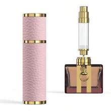 Atomizador de perfume de viaje de 5ml, recargable, portátil, de, vaporizador de colonia de tamaño de bolsillo, botella de spray de fragancia vacía, regalo para mujeres y hombres, color rosa