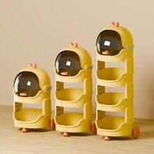 2025 New Design Cute And Big Room Storage Cabinet Bathroom Living Room Home Organizer Rack Toy Storage Rack