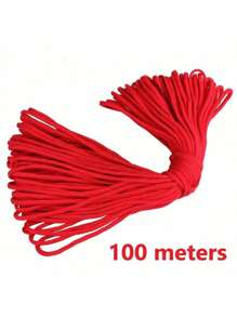 10/50/100m Multi-Color 6mm Thick Macrame Rope, Handmade DIY Bracelet Jewelry Making Beading Cord