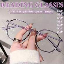 Reading Glasses Women's Fashionable Presbyopic Glasses +100 To +400 - White - View 10