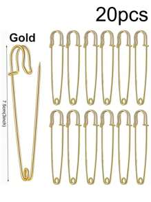 4/5/8/10/12/20Pcs7.5cm Large Pin For Clothes Leather Canvas Blankets Crafts Skirts Kilts