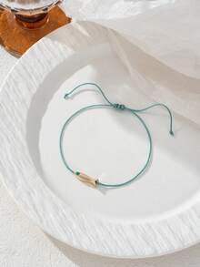 Women's Dainty Fish Charm Adjustable Anklet, Beach Vacation Party Everyday Accessory, Minimalist Style, Fashion Jewelry