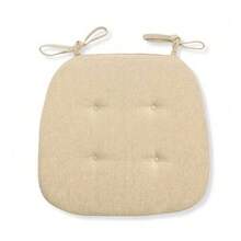 1 件纯色亚麻防滑椅垫 - 通用座垫，四季皆宜，易于清洁，家庭餐椅垫 - 必备家居用品房间装饰美学房间装饰家居装饰客厅装饰办公椅返校学校用品椅枕垫游戏椅