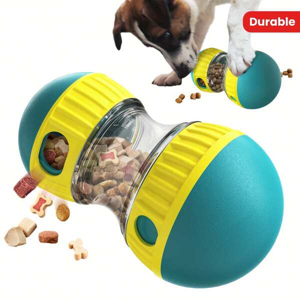 Large Size Interactive Dog Treat Dispenser Toy, Durable Chew-Resistant Slow Feeder Ball For Dental Health, Suitable For All Breeds Slow Feeder Puzzle Toy, Pet Cleaning Brush, Pet Bathing Accessories