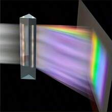 1 Stück Prisma Glas-Optikspektrum-Reflektor, Physik-Wissenschafts-Prisma für Bildung, geeignet als Geschenk, Hobby, Schulunterricht, Fotografie-Requisite und Filmaufnahmen