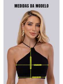 Women's Cropped Top In Modal Knit With Scale Texture