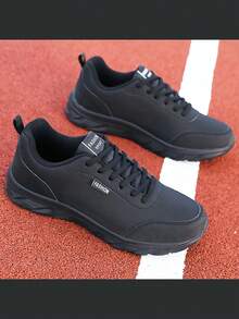 Extra Wide Work Shoes For Chef, Non-Slip, Waterproof, Oil-Resistant Kitchen Shoes, Black Color, Suitable For Outdoor, Casual, Sports, Lightweight - Black - View 3