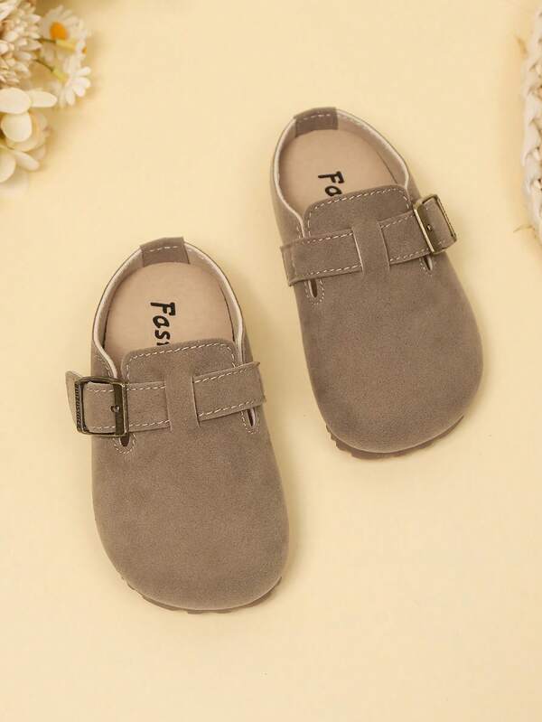 1 Pair Children's Non-Slip Soft Bottom Casual Flat Slip-On Shoes, Suitable For Spring And Summer Outdoor Wear