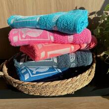 Kit 9 Giant Soft Bath Towels 70 X 140 Cm High Absorption Premium 100% Cotton - 彩色 - 查看 7