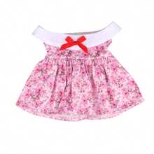 1 件套娃娃裙，娃娃露肩裙，粉色可爱蝴蝶结裙，适合 18 英寸婴儿娃娃、重生娃娃，适合 3 岁以上儿童，儿童玩具娃娃配件，生日礼物，节日派对 - CL-0353 - 查看 12