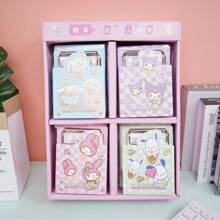 Sanrio Appunti Mini Sanrio con blocco note, quaderno portatile per studenti, premi per la scuola materna, forniture scolastiche, ritorno a scuola