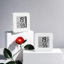 Mini Home Hygrometer And Thermometer, Indoor Digital Temperature And Humidity Monitor With Display, Wall-Mounted Compact, Highly Accurate, Back To School Supplies