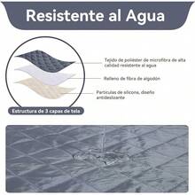 Cubre Sillones, Funda para Sillones Ajustables de Tela Supersuave y Elástica, Repelente al Agua, Resistente a los arañazos de Mascotas, Adecuado para un sofá de 1.2 Metros - Gris Azulado - Ver 9