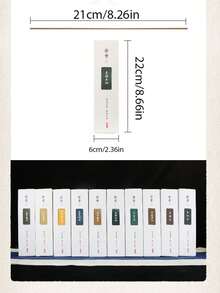 1 盒（约 400 支）檀香香棒，传统冷杉球果香味，房间芳香疗法，持久天然木质香味，适用于家庭、瑜伽、冥想、助眠、放松、缓解焦虑，创意礼品套装，适用于节日、生日、派对装饰 - 多色 - 查看 4
