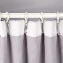 10 m/10,9 yardas Cinta blanca para dobladillo de cortinas con pliegue profundo, cinta para encabezado de cortinas para cortinas ligeras, cortinas de ventana, cortinas de puerta y cortinas de ducha