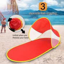 Beach Slippers Tent Outdoor Sun Protection Camping Beach Tent No Need To Set Up Quick Opening Tent Simple Camping Slippers Tent