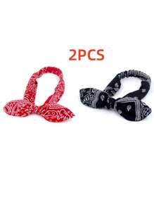 1 pezzo Fascia per capelli vintage da donna con motivo paisley intrecciata elastica/foulard per capelli/turbante fascia assorbente