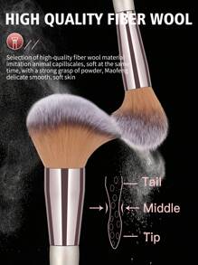 [Champagne Gold ]14-22-25-30 Pcs Makeup Brush Sets Premium Synthetic Hair Eyeshadow Blending Brush Sets Cosmetics Tools