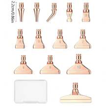 Kit de puntas de bolígrafo para pintura de diamantes premium - 6/13 piezas de puntas de aleación para artesanía 5D - Herramientas metálicas versátiles, set de accesorios de repuesto perfectos para entusiastas de las manualidades