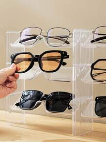 1/3 Stücke Brillenaufbewahrungsregal, Bad und Nachttisch Anti-Druck Wandmontage Sonnenbrille Präsentationsregal, minimalistisches Brillenregal