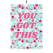 1 pieza Pintura en lienzo de arte de pared para la cocina con impresión de tazas y libros, impresión motivadora, impresión de tazas, arte nórdico moderno para decoración del hogar y la sala de estar, con marco opcional