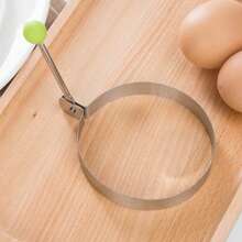 4 Stück/1 Stück Edelstahl Eierringe, Pfannkuchen- und Eierformen zum Kochen und Dekorieren, Küchenutensilien, Eierringe, Eierformen, DIY Eierformen, kreative Eierformen, Eierringe zum Kochen, Edelstahl-Unterwäsche-Formen, Brotformen, Küchenutensilien, Outdoor-Grillwerkzeuge, geeignet für Pfannkuchen, Spiegeleier usw. - perfekt für Wohnmobil-Küche, Camping und Hausgebrauch, unverzichtbares Küchengerät | Spaß Küchenhelfer | langanhaltend Kochgeschirr, Farbe und Stil zufällig