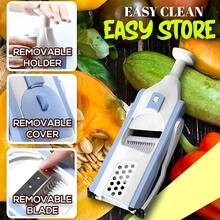 NetHong Multifunctional Kitchen Chopping Artifact Vegetable Slicer Food Chopper Manual - Blue - View 6