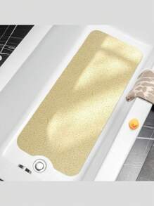 Alfombra de esponja suave de PVC, alfombra antideslizante para bañera, alfombra antideslizante para ducha, alfombra de bañera de PVC suave con agujero de drenaje, antideslizante y de secado rápido, adecuada para áreas húmedas, sin ventosas, apta para baños. Las alfombras de bañera y las alfombras antideslizantes se pueden usar juntas.