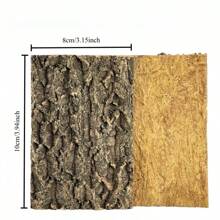 1PC Cork Bark Background, Natural Climbing Accessories For Reptiles Turtle Spider, Bring Nature To Your Pet