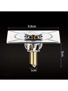 Universal Rounded Edge Floor Drain - Anti-Clogging, Fast Drainage For Bathroom Renovation & New Installation (Stainless Steel) Bathroom Accessories Bathroom Tools - Silver - View 9