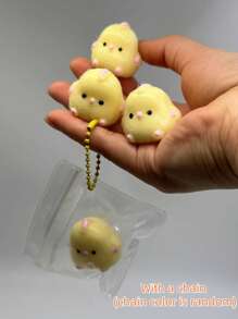 1/2/6pcs Mini Chick, Decoration Or Gift For Good Friends, Slow Rebound To Relieve Stress, Bouncy Chick Squeeze Music (Keychain Color Random), Give To Girlfriends, Girlfriend Pendant, Cute Chick Keychain, Perfect Choice For Valentine's Day,Mother's Day,Gift For My Mother