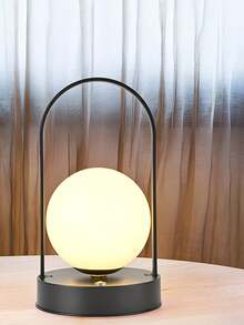 Zazumi 1pc Cordless Rechargeable Lamp With Touch Control, 3-Color Dimmable, Creative Night Light For Bedroom, Living Room, Office, Dining Room, Camping, Outdoor, Long-Lasting