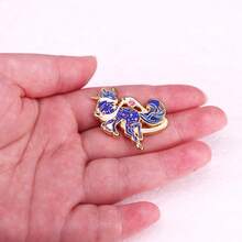 Dream Star Fox Brooch Peripheral Accessories Badge - Multicolor - View 3