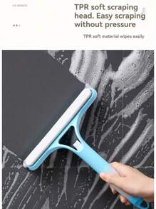 3 In 1 Multifunctional Window Cleaning Tool With Sprayer, Polypropylene (PP) Plastic, For Bathroom, Kitchen, Living Room, Bedroom, Toilet - Effective Squeegee For Mirrors And Windows