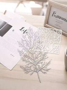 4pcs Tree & Wood Grain Stencils - Reusable, Flexible Art Templates For Painting On Wood, Walls, Canvas | 11.8" Transparent Plastic Crafting Tools, Exture, Mixed Media, Cubist,Back To School,School Supplies