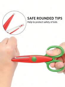 3/6pcs Handmade Scissor Set, Paper Cutting Craft Scissors, Multi-Function Scissors, DIY Paper Cutting, Cute Wavy Edged Scissors, Asymmetrical Scissors, Handcraft Design, Ideal For Craft, Home And School Use