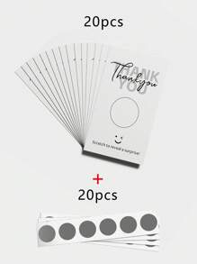 50 Pcs Scratch - Off Voucher Cards | Blank Thank - You Gift Certificates Perfect For Small Businesses, Restaurants, Spas & Beauty Salons Ideal For Birthday, Holiday & Wedding Gift Games, Celebration Events, School Supplies, Back To School