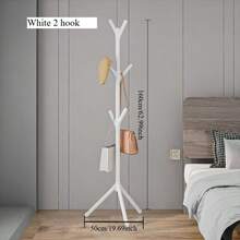 Household Simple Floor Assembly Tree Shape Coat Rack Bedroom Standing Clothes Rack Hallway Hanger - Multicolor - View 17