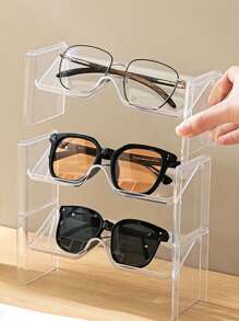 1/3 Stücke Brillenaufbewahrungsregal, Bad und Nachttisch Anti-Druck Wandmontage Sonnenbrille Präsentationsregal, minimalistisches Brillenregal