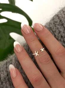 قطعة واحدة خاتم إبهام مميز للسيدات مصنوع من الفضة الإسترليني عيار 925، لإطلالة بحرية مع حلقة مفتوحة للقدم، هدية مجوهرات فاخرة للفتيات، طراز قديم للمناسبات والعطلات